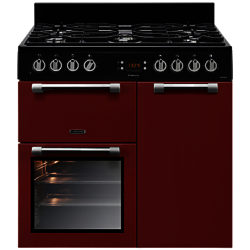Leisure CK90F232 Cookmaster Dual Fuel Range Cooker Red